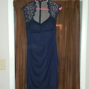 Navy blue dress